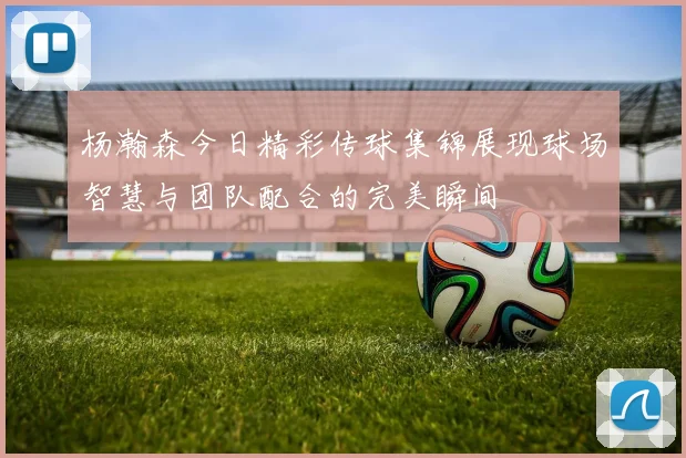 杨瀚森今日精彩传球集锦展现球场智慧与团队配合的完美瞬间